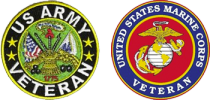 Military-Veterans military badges