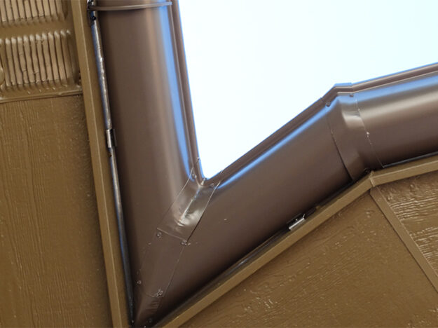 v-joint for metal gutters