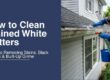 How to Clean White Gutters