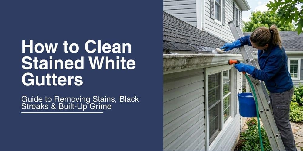 How to Clean White Gutters