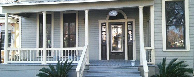 after exterior house painting job