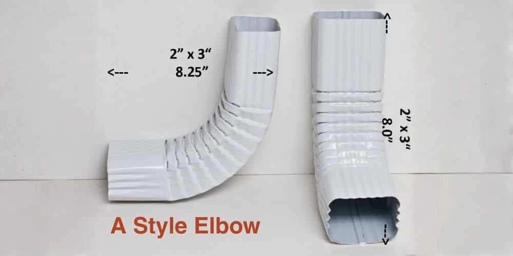 A Style Downspout Elbow