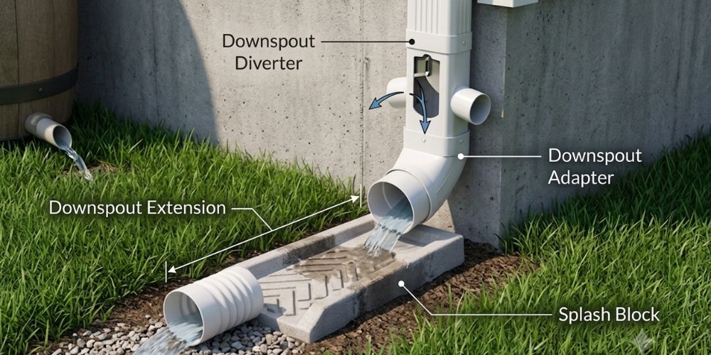 Water Dispersal at Ground Level
